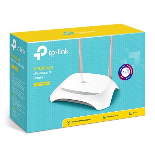 TP-LINK | TL-WR840N | 300 Mbps Wireless N Router