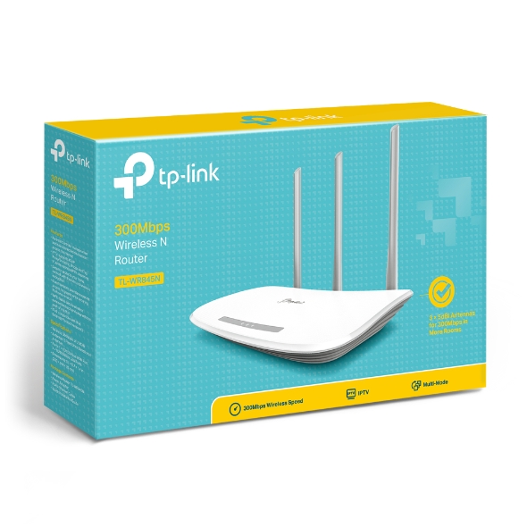 TP-LINK | TL-WR845N | 300Mbps Wireless N Triple Antenna Router